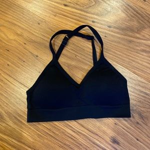 MPG Black Crisscross Sports Bra